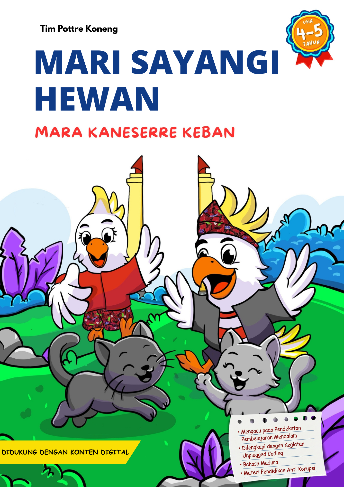 Buku Beka' Tema Mari Sayangi Hewan
